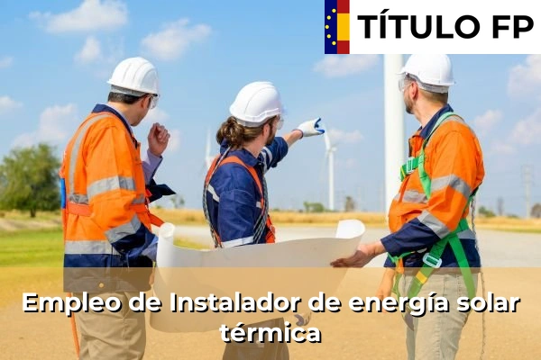Empleo de Instalador de energía solar térmica