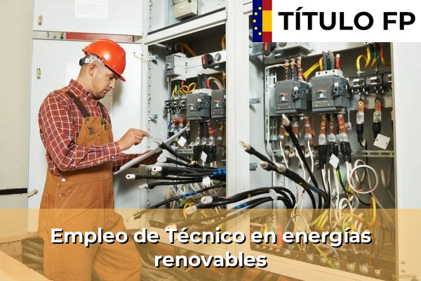 Empleo de Técnico en energías renovables