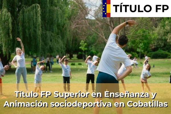 Título FP Superior en Técnico Superior en Enseñanza y Animación sociodeportiva en Cobatillas