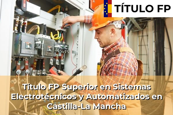 Título FP Sistemas Electrotécnicos y Automatizados 7 Título FP Superior en Sistemas Electrotécnicos y Automatizados en Castilla-La Mancha